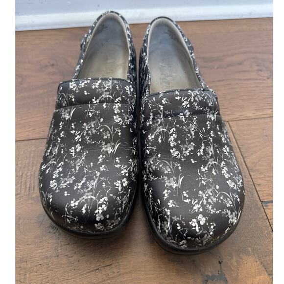 Alegria Keli Professional Shoes Nursing Leather Non Slip Grey Gardens Sz 38 US 8 - Picture 2 of 7